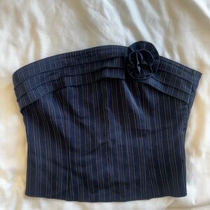 Strapless cropped Motel Rocks top